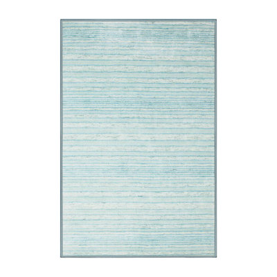 Tapis bleu Palmateer