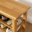 Banc de rangement pour chaussures en bois massif à finition naturelle-1960485485-1960485487