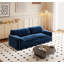 Canapé-lit convertible grand 3-en-1 avec rangement latéral, causeuse multifonctionnelle en velours pour le salon et la chambre à coucher-2133122573