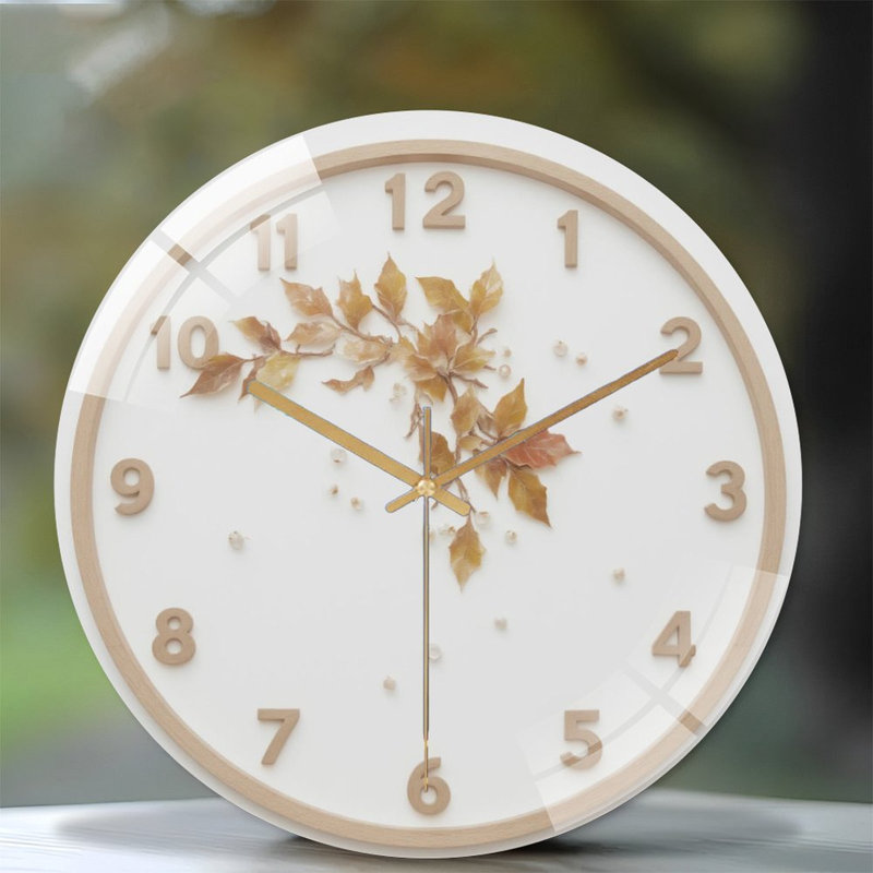 Horloge murale horloge murale en verre 12 po