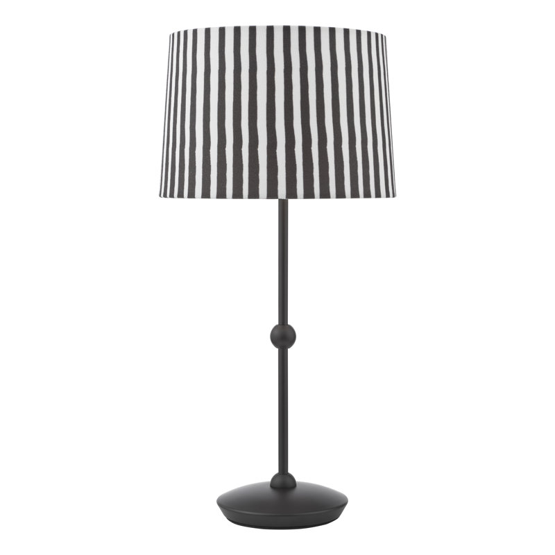 Metal Table Lamp Lamp, Black, Black