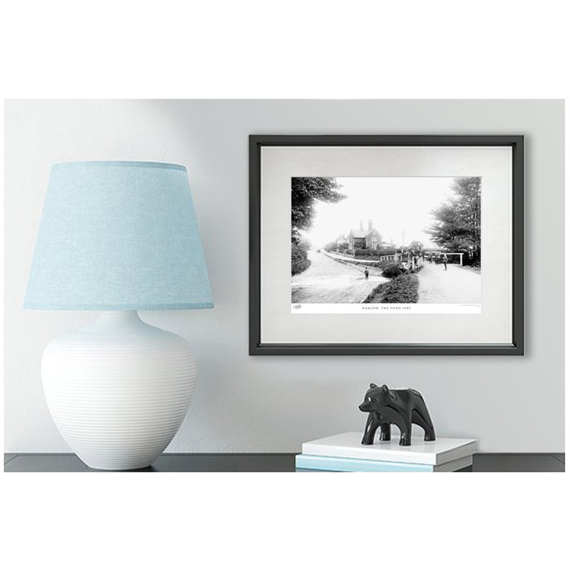 Harlow, The Ford 1903 by Francis Frith - Single Picture Frame Print, 60cm H x 80cm W x 2.3cm D