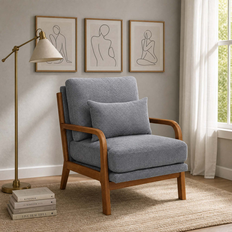 Méridienne d'appoint Classic Aesthetic, Light Gray