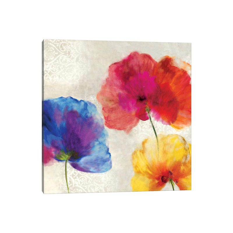 Lush Floral I by Asia Jensen - Wrapped Canvas Painting