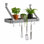 Handcrafted Gourmet Bookshelf Wall Rack with 12 Hooks