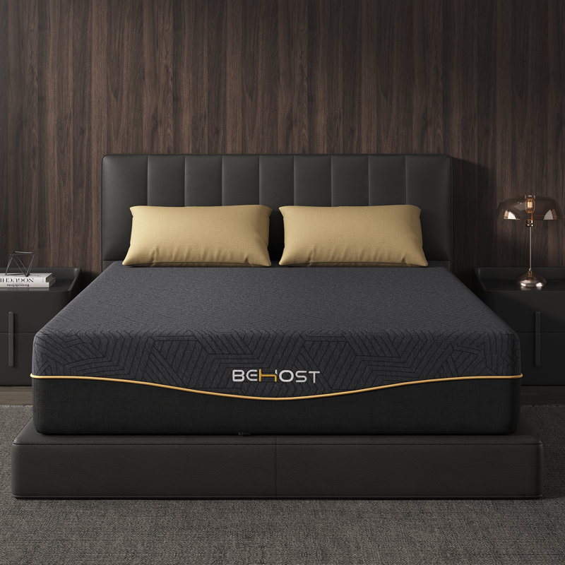 Queen Size Memory Foam Mattress CertiPUR-US Certified, Cooling Design, Universal Bed Frame Compatible Motion Isolation & Pressure Relief, Mattress in a Box For House