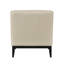 Fauteuil d'appoint rembourré en cuir avec dossier de siège en bois massif et luxueux pour salon 1pc-430817883