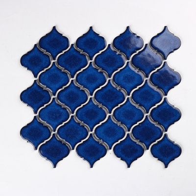 Perfection 2.6" X 2.4" Porcelain Arabesque Mosaic Tile