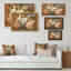 «Abstract Blooming Grunge Bouquet», reproduction sur toile-326143081-326143085