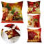 4 x Housse de coussin de Noël pour ensemble de coussins décoratifs pour canapé