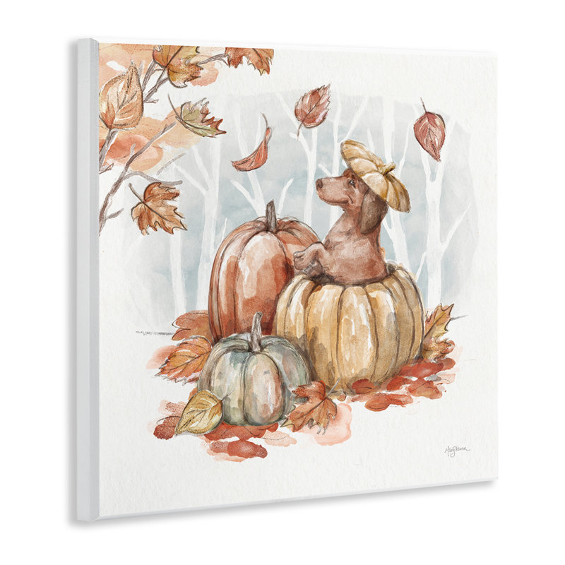 «Fun Dachshund & Pumpkin» par Mary Urban