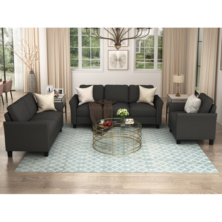 Latitude Run® 3 - Piece Living Room Set - Wayfair Canada