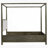 Sundance Dark Cocoa Queen Canopy Bed