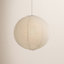 Workshop Single Light Paper Dimmable Pendant