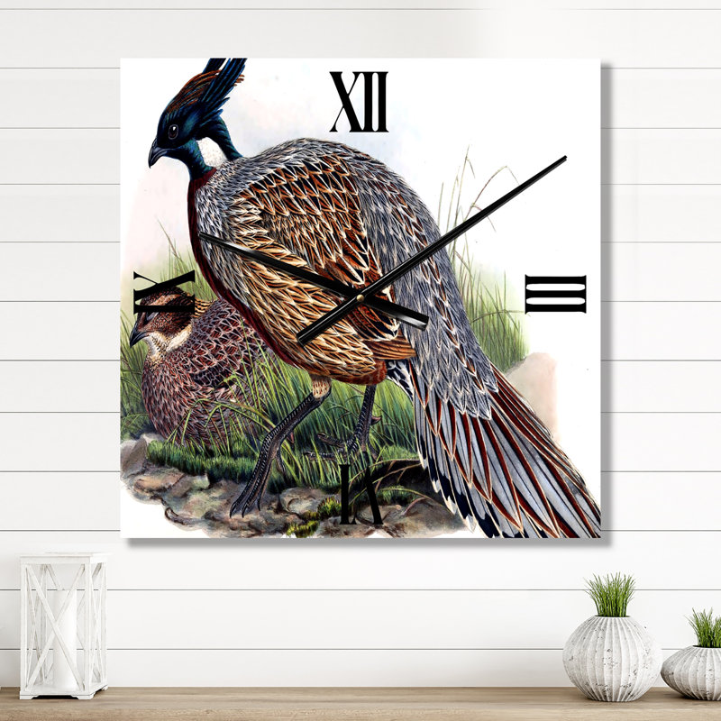 Horloge murale animaux de campagne, Petit
