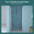 36"W X 72"H Fold Frameless Shower Door With Tempered Glass, 1/4 Inch (6 Mm)-121415740
