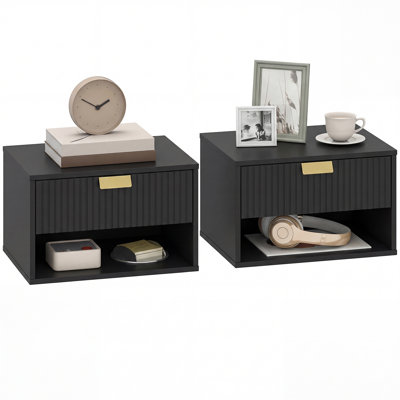 40cm W Particle Board Bedside Table