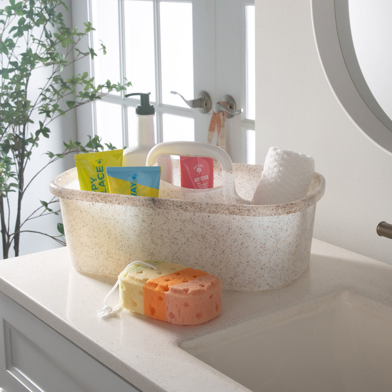 Portable Shower Caddy, White