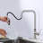 ARCORA Single Handle Pull Down Kitchen Faucet with Deck Plate-93513398