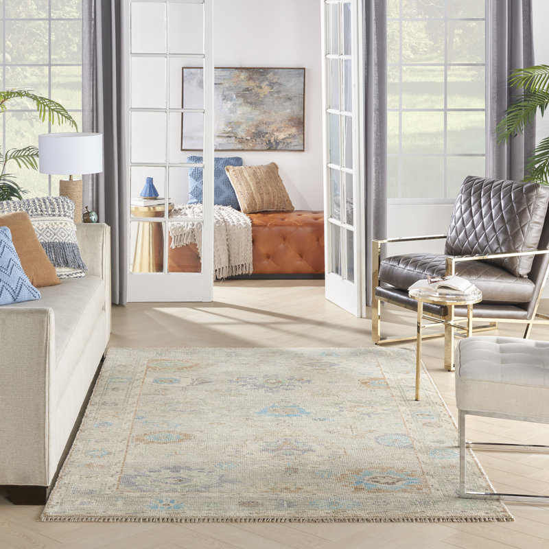 Nourison Tashionna 5'6" x 8' Ivory Multicolor Vintage Indoor Rug, Rectangle 5'6" x 8'
