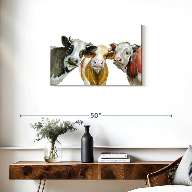Brampt Cows, 20" H x 30" W