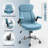 Home Office Linen Velvet Fabric Executive Chair-754466202-754466201