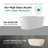 Bathtubs 55'' x 27.5'' Freestanding Soaking Acrylic Bathtub Gloss White Modern Stand Alone Tub