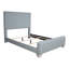 Lit tissé sahir en bleu sarcelle clair et gris-99277491