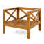 Fauteuil club d'extérieur en bois d'acacia avec coussins-1494237374