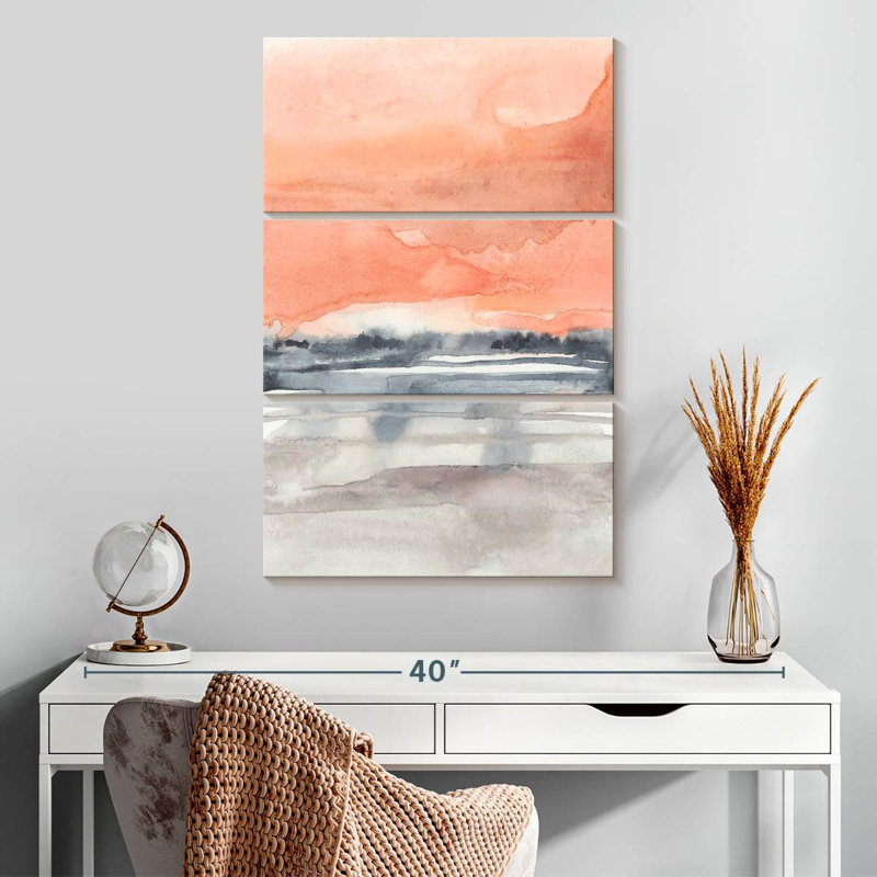 Ciel corail Avery I, H 32 po x l 20 po