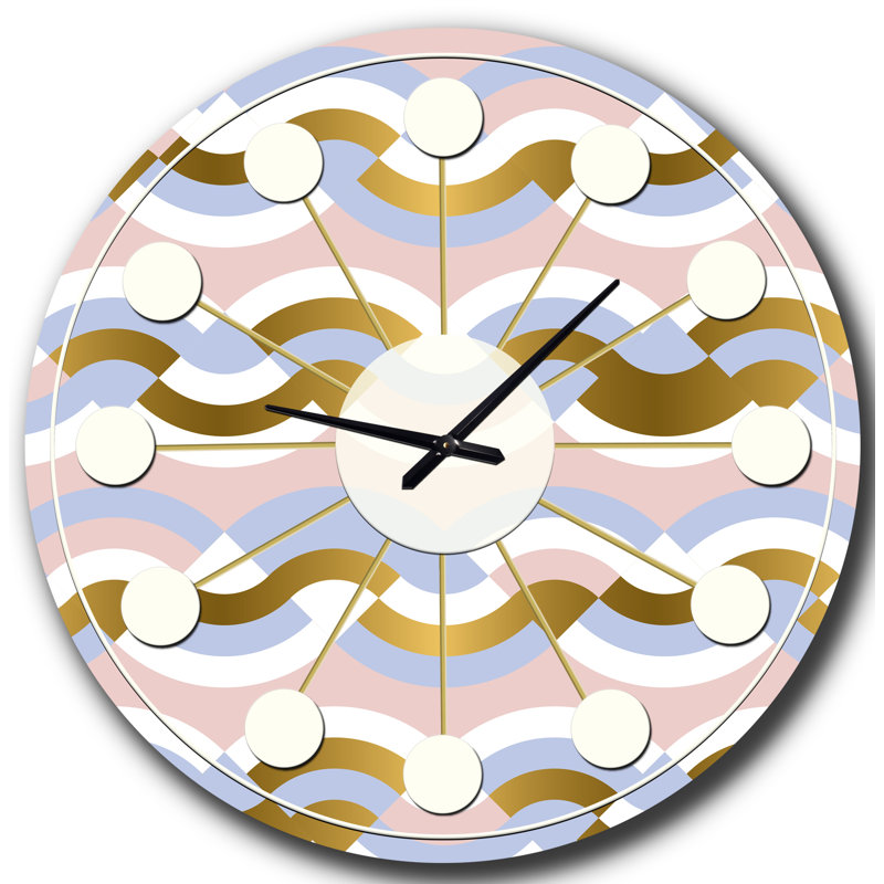 Horloge murale géométrique, Grand