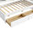 Twin Size L-Shaped Bookcases Bed With Power Outlets, USB Charging Ports,Two Drawers-731472099