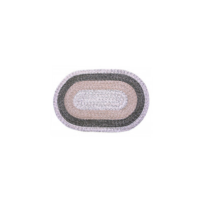 Tapis beige en coton Monadnock
