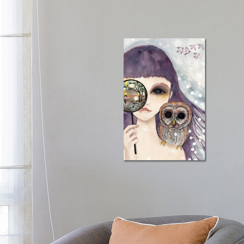 Big Eyed Girl See by Wyanne - Painting on Canvas, Wrapped Canvas, 66.04 cm H x 45.72 cm W x 3.175 cm D