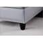 Canapé modulaire en similicuir avec repose-pieds