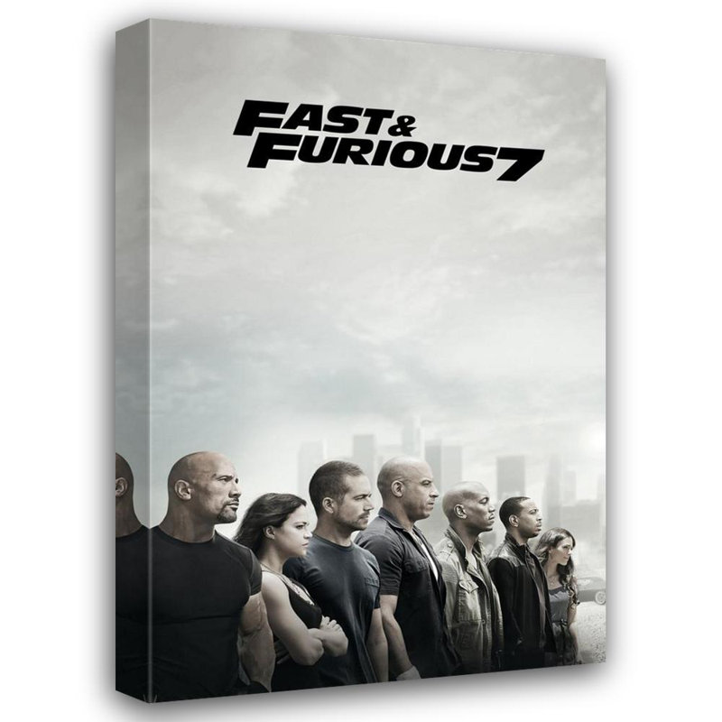 Fast & Furious 7, 48" H x 32" W