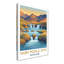 Fairy Pools, Skye, Scotland - Romantic Highlands Travel Poster Of Waterfalls. Giclee Print On Wrapped Canvas. Wall Art, Home Decor - Natural Landmarks, Scotland - Wrapped Canvas Print-96566258