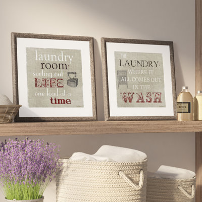 " Laundry Room " 2 - Pieces