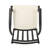 Of Dining Chairs In Black, Open Slat Design With Smooth Tapered Legs, Modern Outdoor Comfortable Sort And