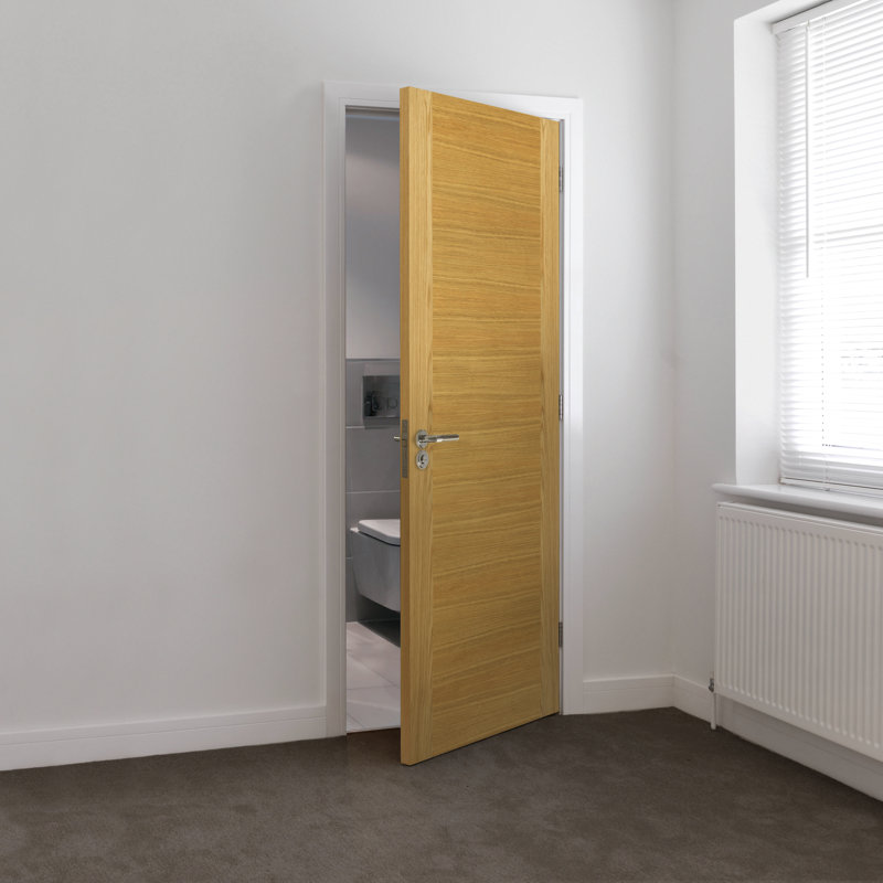 Ostria Oak Internal Door Prefinished, 198.1cm H x 83.8cm W x 3.5cm D