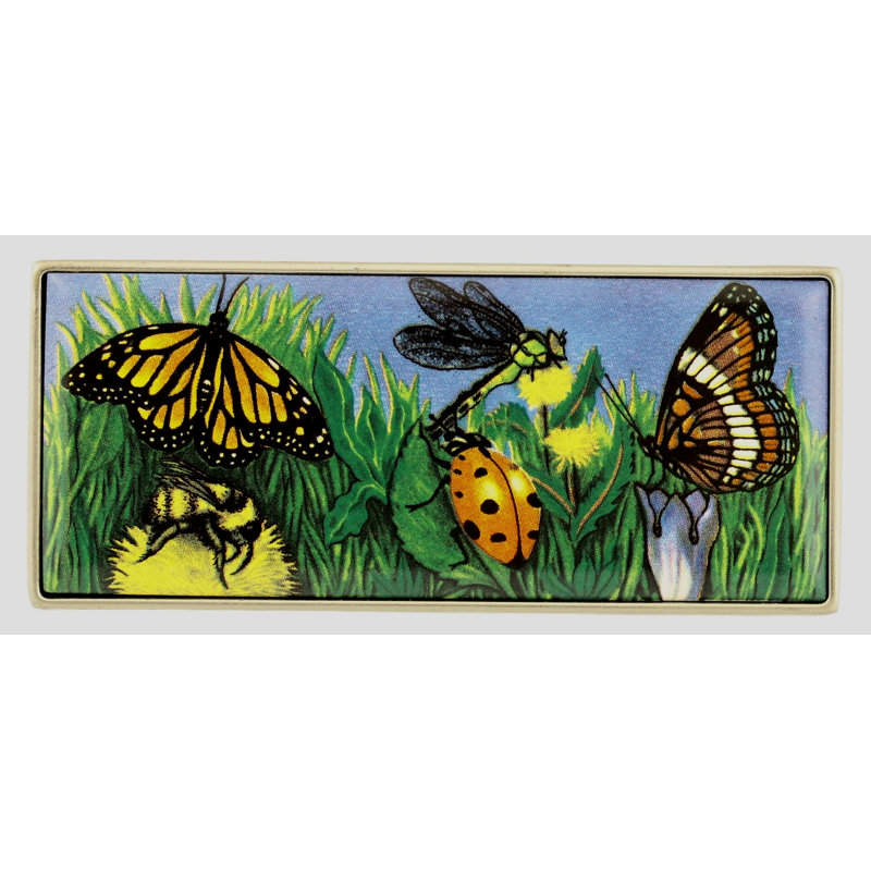 (Paquet de 5) Poignée à peindre papillon de 3 pouces nickel satiné
