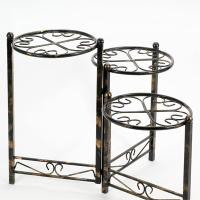 Three Tier Heart Clover Round Plant Stand by Winston Porter