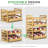 Bamboo Rolling Can Organizer , Stackable