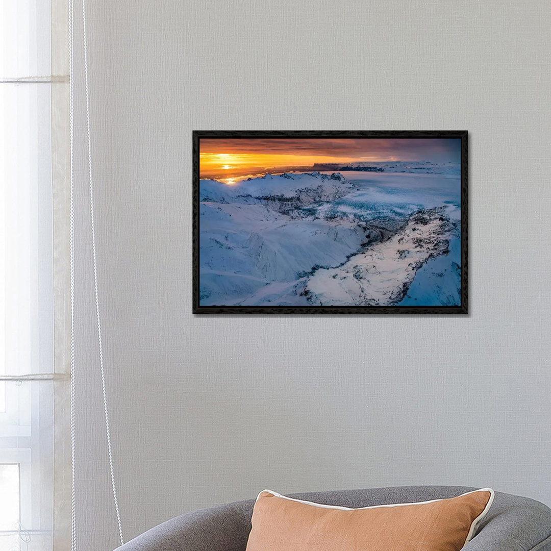 Glacial Landscapes, Vatnajokull Ice Cap, Vatnajokull National Park, Iceland. Unesco World Heritage Site. by Panoramic Images - Print on Canvas