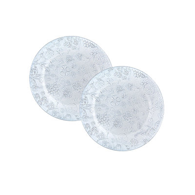 Flora Earthenware Floral Charger