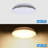Brookevale 13-Inch LED Flush Mount Ceiling Light, 3000K/4000K/5000K Adjustable Lights, 24W 1700LM, Dimmable, Memory Function