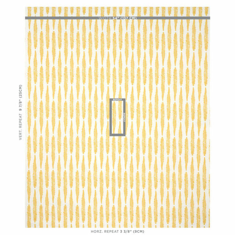 Tissu Schumacher x Molly Mahon, Moutarde