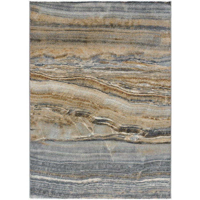 Cellia Rectangle Abstract Area Rug, Rectangle 200 x 290cm
