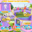 Jeu gonflable rose pour enfants