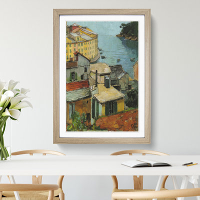 Portofino in Italy by Carl Moll - Picture Frame Painting
